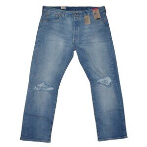 Levis 501 Original Fit Straight Leg Button Fly Denim Jeans Men's Size 38X30 NEW!